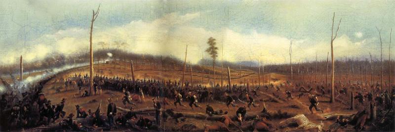 James Walker The Battle of Chickamauga,September 19,1863 Germany oil painting art